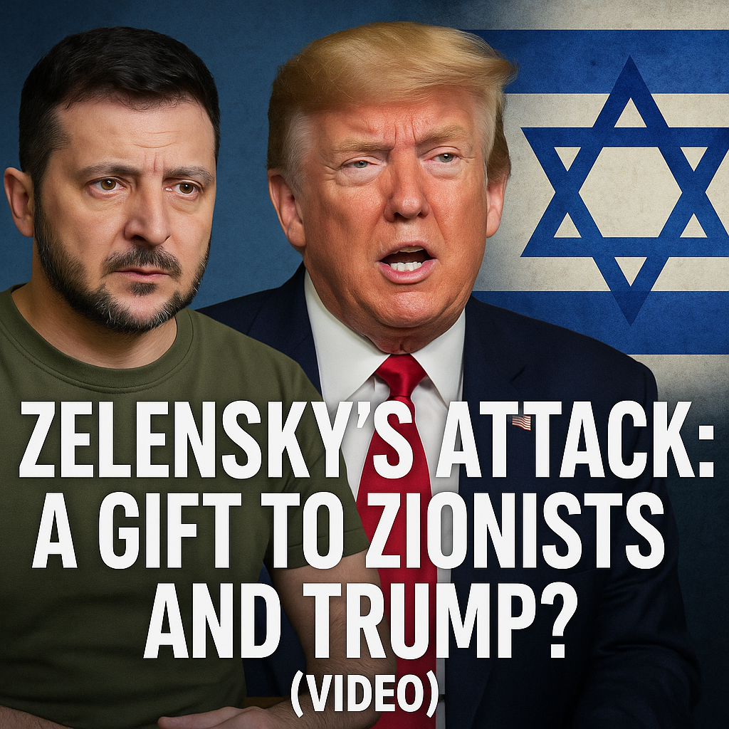 Illustration of Zelensky’s Attack: A Gift to Zionists and Trump? (VIDEO)