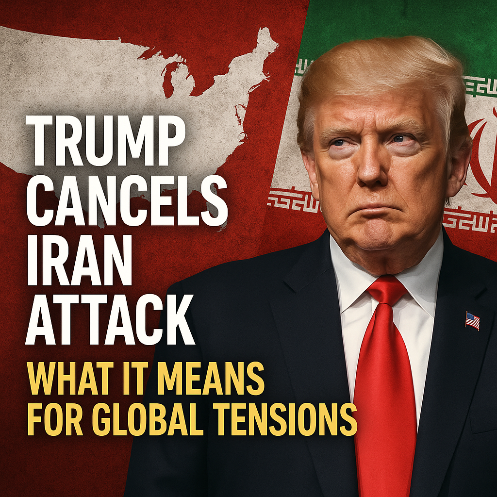Illustration of Trump Cancels Iran Attack: What It Means for Global Tensions