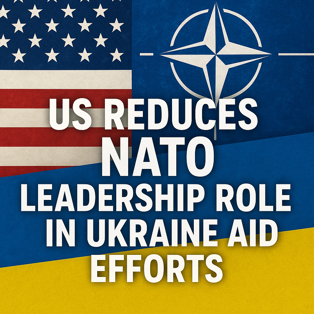 Illustration of US Reduces NATO Leadership Role in Ukraine Aid Efforts